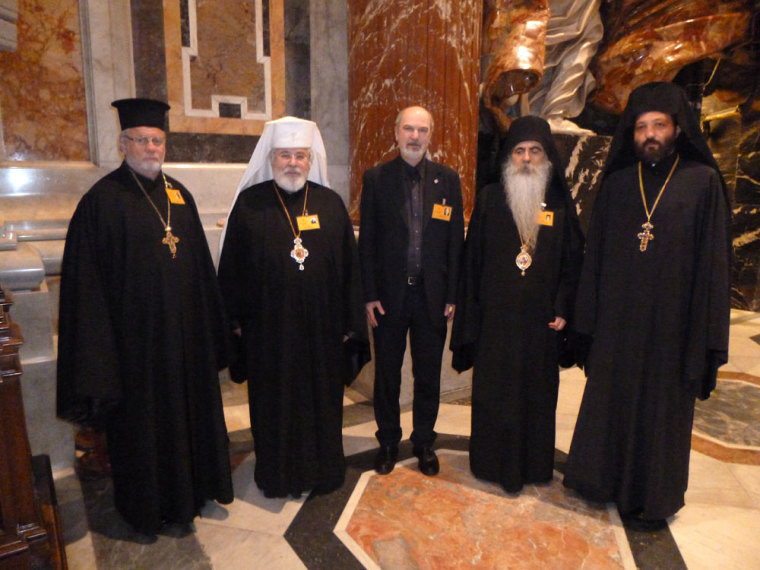 Some of the fraternal delegates at the Vatican Synod of 2012.