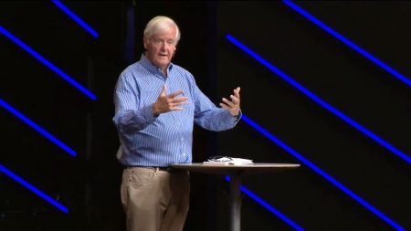 Os Guinness preaches at Saddleback Church.