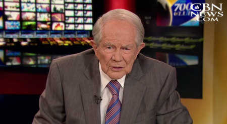 Pat Robertson appears on the October 6, 2015, broadcast of 'CBN News.'