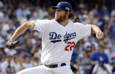 Clayton Kershaw of the LA Dodgers is shown in this file photo.