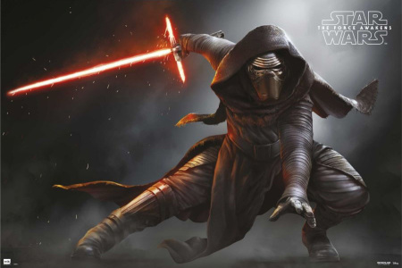 Kylo Ren in Star Wars: The Force Awakens