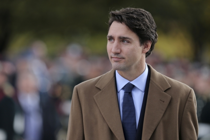 Canada's Prime Minister-designate Justin Trudeau arrives at a ceremony to commemorate the October 2014 attack on Parliament Hill, at the National War Memorial in Ottawa, Canada October 22, 2015. The event also honoured the lives of Warrant Officer Patrice Vincent and Corporal Nathan Cirillo, two soldiers killed in a pair of separate attacks police said were carried out independently by radical recent converts to Islam.