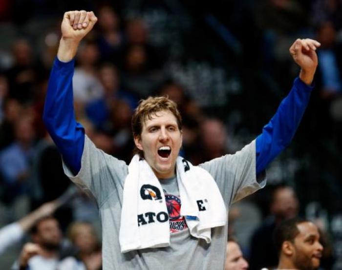 Dirk Nowitzki of the Dallas Mavericks.