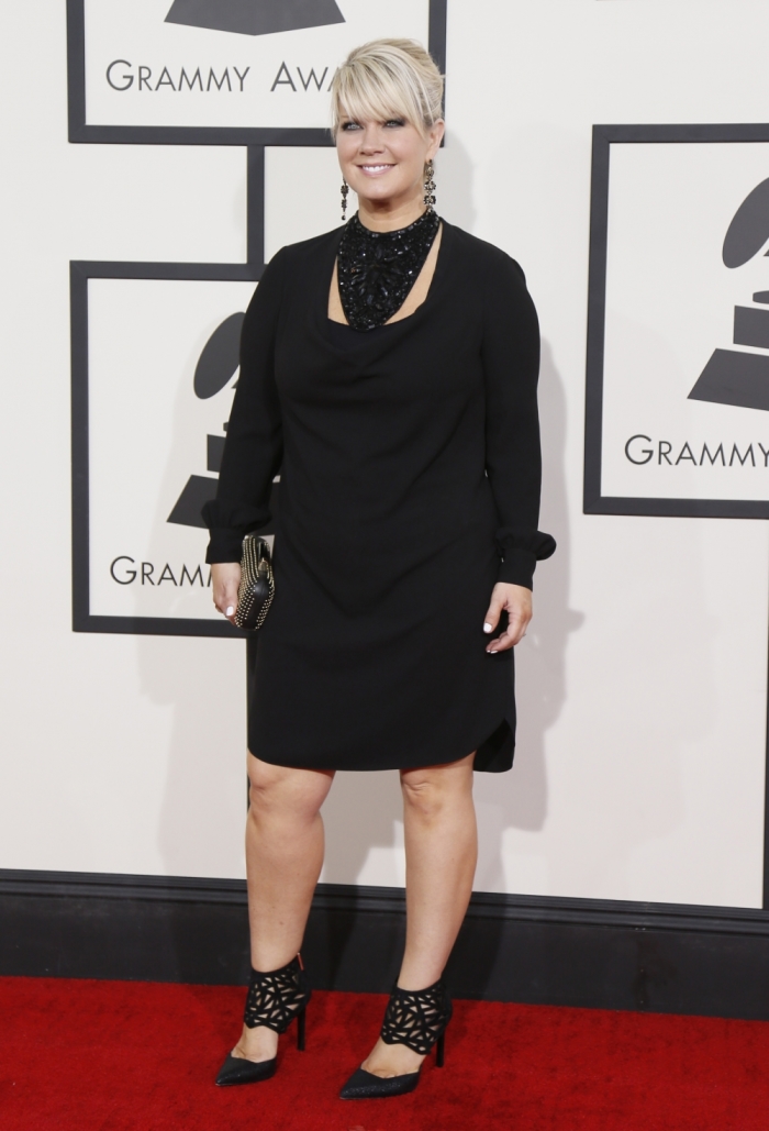 Singer/songwriter Natalie Grant arrives at the 56th annual Grammy Awards in Los Angeles, California, January 26, 2014.