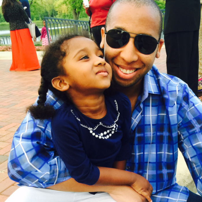 Ben Carson Jr. and his daughter Tesora.