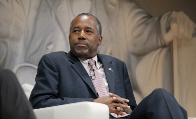 Republican presidential candidate Ben Carson waits for a question while speaking during a Presidential Town Hall Series at Bob Jones University in Greenville, South Carolina, November 13, 2015.