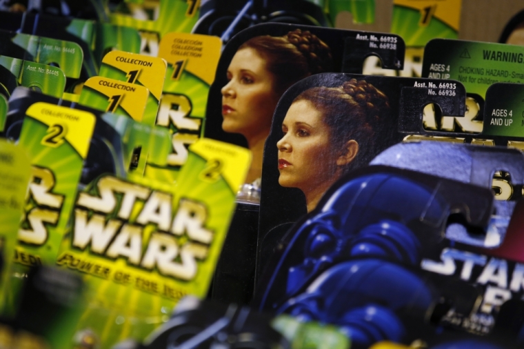 Vintage Star Wars toys, in their original packaging, wait to be sold ahead of an auction of Star Wars and film related toys at the Vectis auction house in Stockton-on-Tees, Britain, November 23, 2015. 'Star Wars: The Force Awakens' opens in December to a global wave of fan fervour and merchandising, but an auctioneers in northeast England is already in a galaxy far, far away, having sold a vintage 'Star Wars' toy for a colossal 18,000 pounds (,000).