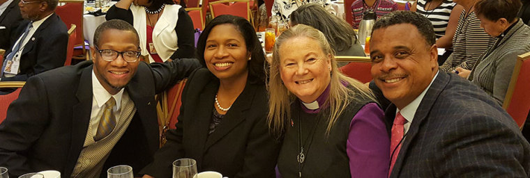 Attendees at the “The Healing of our Nation: Race and Reconciliation' conference held in Charleston, South Carolina and sponsored by the Conference of National Black Churches, Dec. 15-17, 2015.