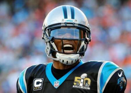 Panthers quarterback Cam Newton named MVP at NFL Honors Feb 7, 2016.