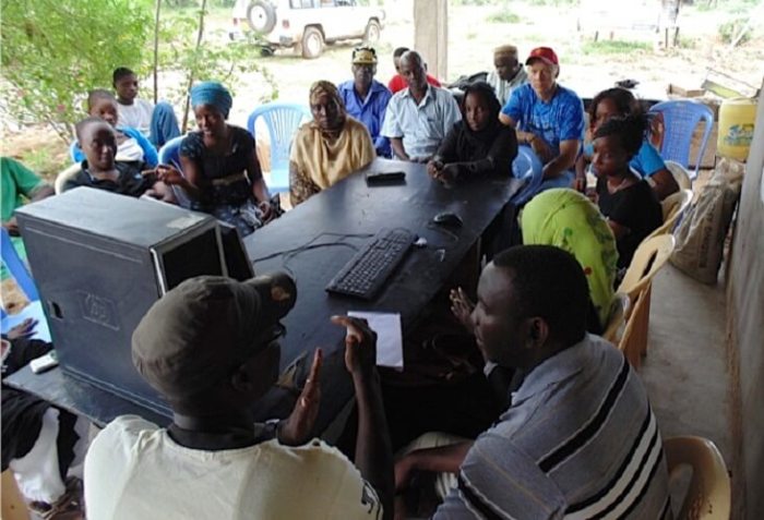 Lee Sonius, sub-Saharan Africa for Reach Beyond, is helping train the future staff of the first radio station planting in this Kenyan district on May 9, 2015. Reach Beyond has planted 5 christian radio stations in Kenya and 100 stations throughout Africa.