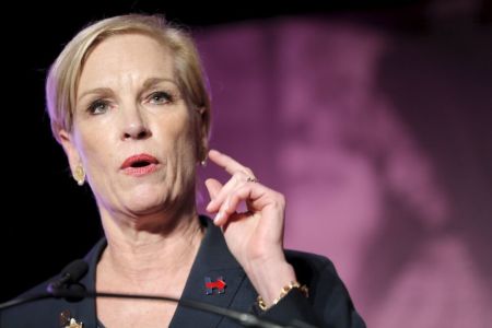 Planned Parenthood Action Fund President Cecile Richards speaks at an event to publicly endorse U.S. Democratic presidential candidate Hillary Clinton in Hooksett, New Hampshire, January 10, 2016.