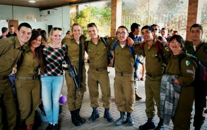 Messianic soldiers at a recent conference in this undated photo.