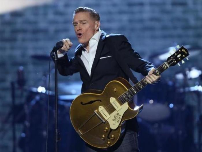 Singer Bryan Adams performs on stage at the 2016 Juno Awards in Calgary, Alberta, Canada, April 3, 2016.