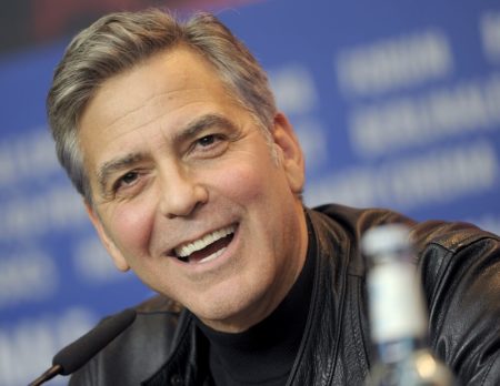 Actor George Clooney attends a news conference to promote the movie 'Hail, Caesar!' at the 66th Berlinale International Film Festival in Berlin, Germany, February 11, 2016.