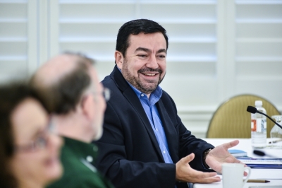 Imam Abdullah Antepli, chief representative of Muslim affairs at Duke University Divinity School, at Faith Angle Forum, Miami Beach, Florida, March 14, 2016.