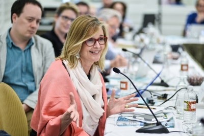 Washington Post columnist Kathleen Parker at Faith Angle Forum, Miami Beach, Florida, March 14, 2016.