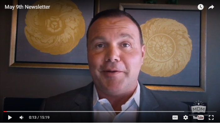 Trinity Church pastor Mark Driscoll addresses viewers in this video newsletter on May 9, 2016, Scottsdale, Arizona.