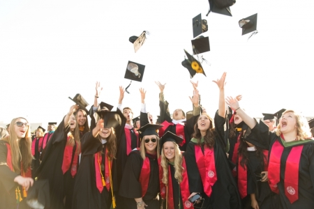 Liberty University's 43rd Commencement Ceremony on Saturday, May 14, 2016, in Lynchburg, Virginia.