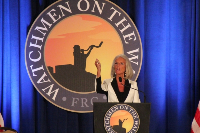 Anne Graham Lotz speaks at the Family Research Council's 2016 'Watchmen on the Wall' conference in Washington, D.C. on May 26, 2016.