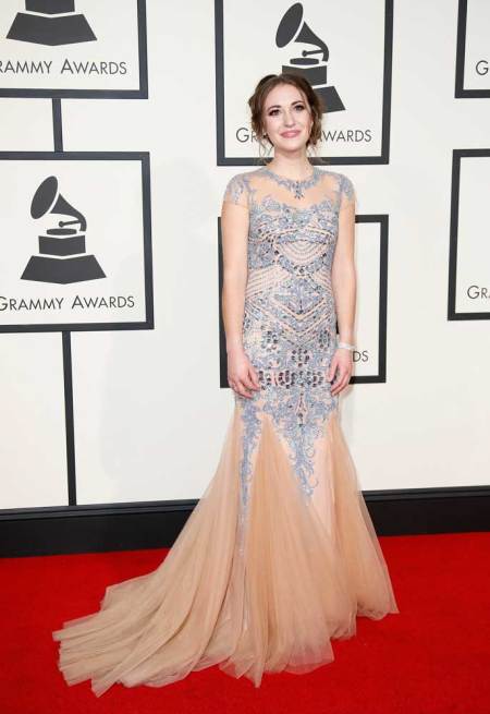 Singer Lauren Daigle arrives at the 58th Grammy Awards in Los Angeles, California February 15, 2016.