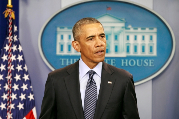 U.S. President Barack Obama speaks about the worst mass shooting in U.S. history that took place in Orlando, Florida, at the White House in Washington, U.S., June 12, 2016.