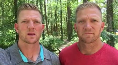 The Benham brothers in a Facebook video posted on June 12, 2016.