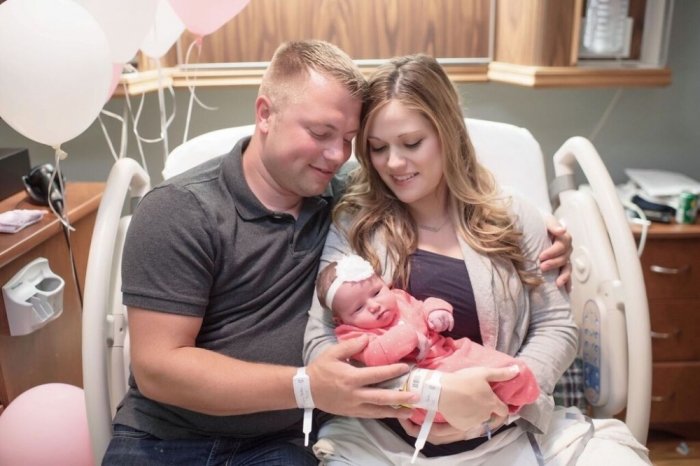 'Bringing Up Bates' Stars Zach and Whitney Bates Welcome Daughter, Kaci Lynn, June 20, 2016.