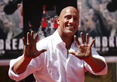 Actor Dwayne 'The Rock' Johnson 