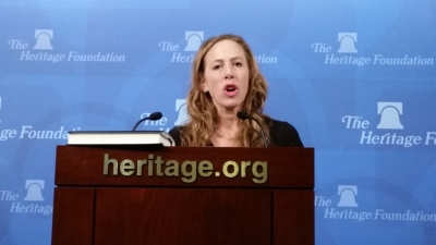 Kimberly Strassel, Wall Street Journal columnist, discusses her new book, The Intimidation Game: How the Left is Waging War of Free Speech, at The Heritage Foundation, Washington, D.C., June 23, 2016.