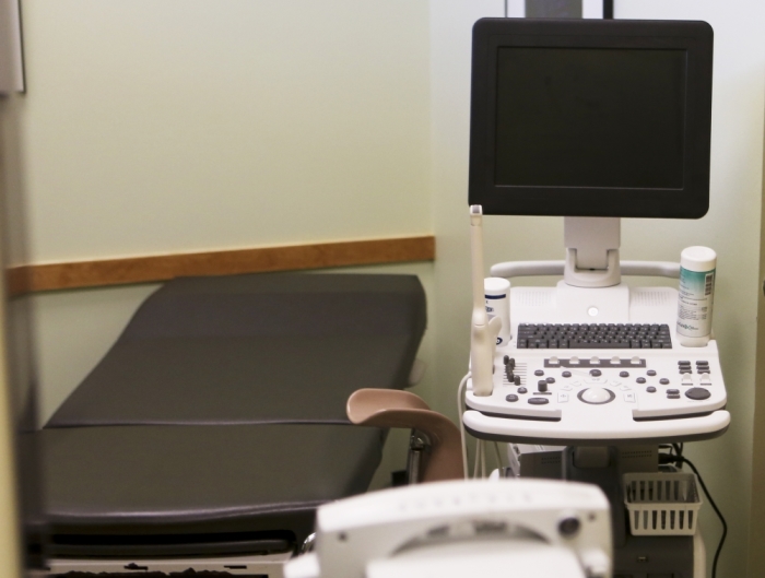 The first exam room women go into at the Planned Parenthood South Austin Health Center before having an abortion is shown following the U.S. Supreme Court decision striking down a Texas law requiring abortion clinics to meet basic health and safety standards, Austin, Texas, June 27, 2016.