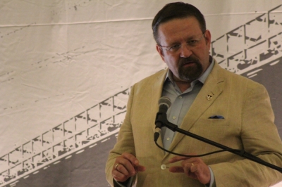 Terror expert Sebastian Gorka speaks at International Christian Concern's 2016 The Bridge conference for the persecuted church in Silver Spring, Maryland on July 9, 2016.