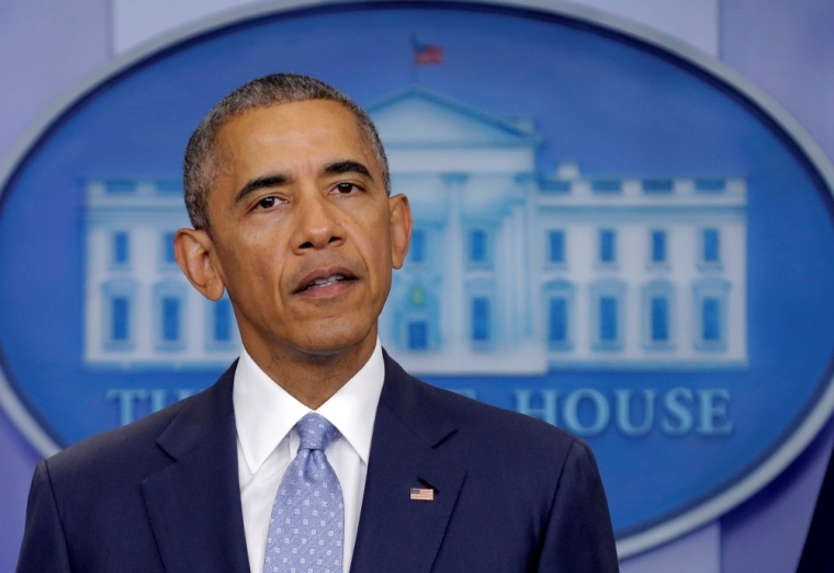 U.S. President Barack Obama makes a statement on the shooting of police officers in Baton Rouge, Louisiana, from the White House in Washington, July 17, 2016.