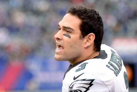 Philadelphia Eagles quarterback Mark Sanchez during the game against the New York Giants at MetLife Stadium, East Rutherford, N.J., December 28, 2014.