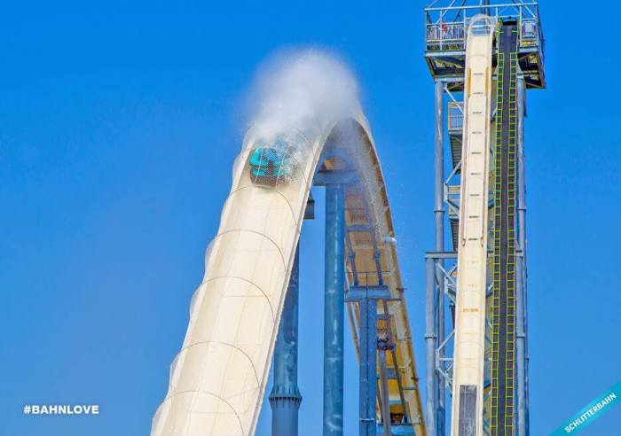 The Verruckt at the Schlitterbahn Water Park in Kansas.