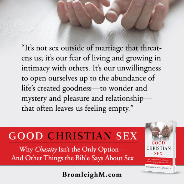 An excerpt from Reverend Bromleigh McCleneghan's new book, 'Good Christian Sex.'