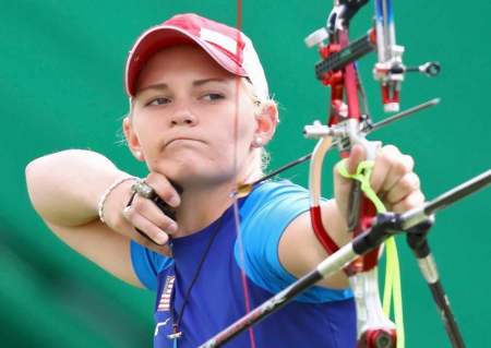 Mackenzie Brown of USA competes in the preliminary women's individual 1/32 eliminations in the 2016 Rio Olympics in Rio de Janeiro, Brazil in August 8, 2016