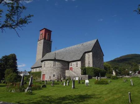 The Norwegian state church in Volda.