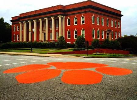 Sikes Hall on the Clemson University campus in South Carolina.