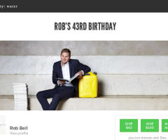 Rob Bell Asks for $43,000 on 43rd Birthday to Support Charity: Water Campaign