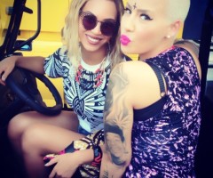 Amber Rose Defends her Inverted Cross With Beyonce