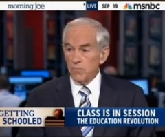 Ron Paul Encourages Families to Homeschool Children, Teach Libertarian Values