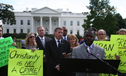 Washington, D.C.-Area Pastors, Members of Congress Pray for Saeed Abedini, Protest Outside White House