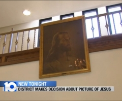 School Forced to Remove Jesus Portrait, Pay Nearly $100,000 by Atheist Group Lawsuit