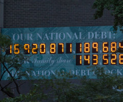 US National Debt Surpasses $17,000,000,000,000; or About $54,000 Per US Citizen