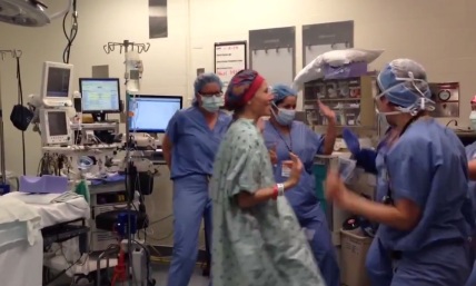 About to Undergo Serious Surgery, Woman Throws a Dance Party