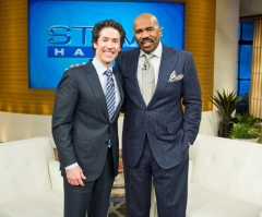 Steve Harvey Asks Joel Osteen 'Does God Have A Sense Of Humor?' (VIDEO)