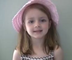 Adorable Little Girl Delivers a Message of Kindness and Love - You Need to Hear This (Video)