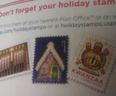 US Postal Service 'Holiday Stamp' Ad Excludes Christmas; Includes Hanukkah, Kwanzaa