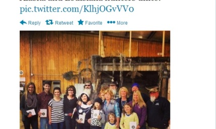 Duck Dynasty's Robertson Clan Meets With Sarah Palin in West Monroe, La.