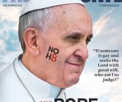 LGBT Magazine Selects Pope Francis as Its Person of the Year